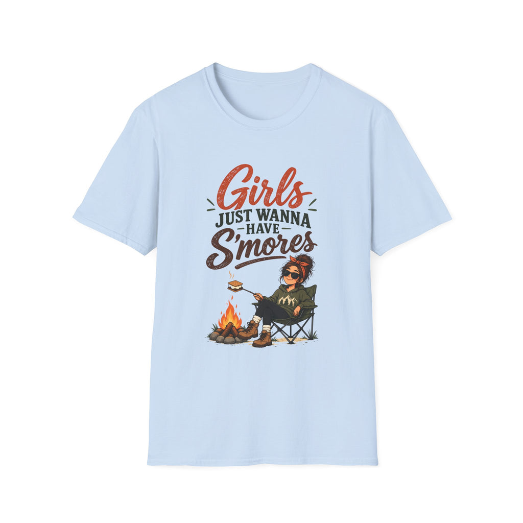 Girls Just Wanna Have S'mores. T-shirt