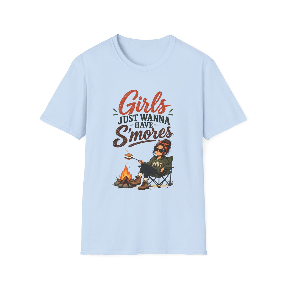 Girls Just Wanna Have S'mores. T-shirt