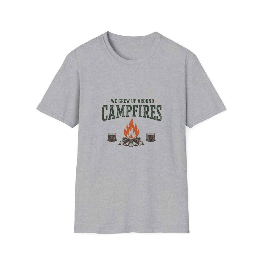 We Grew Up Around Campfires T-Shirt