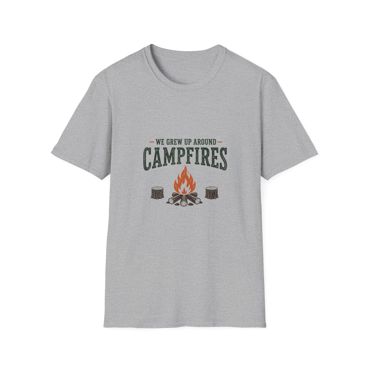 We Grew Up Around Campfires T-Shirt