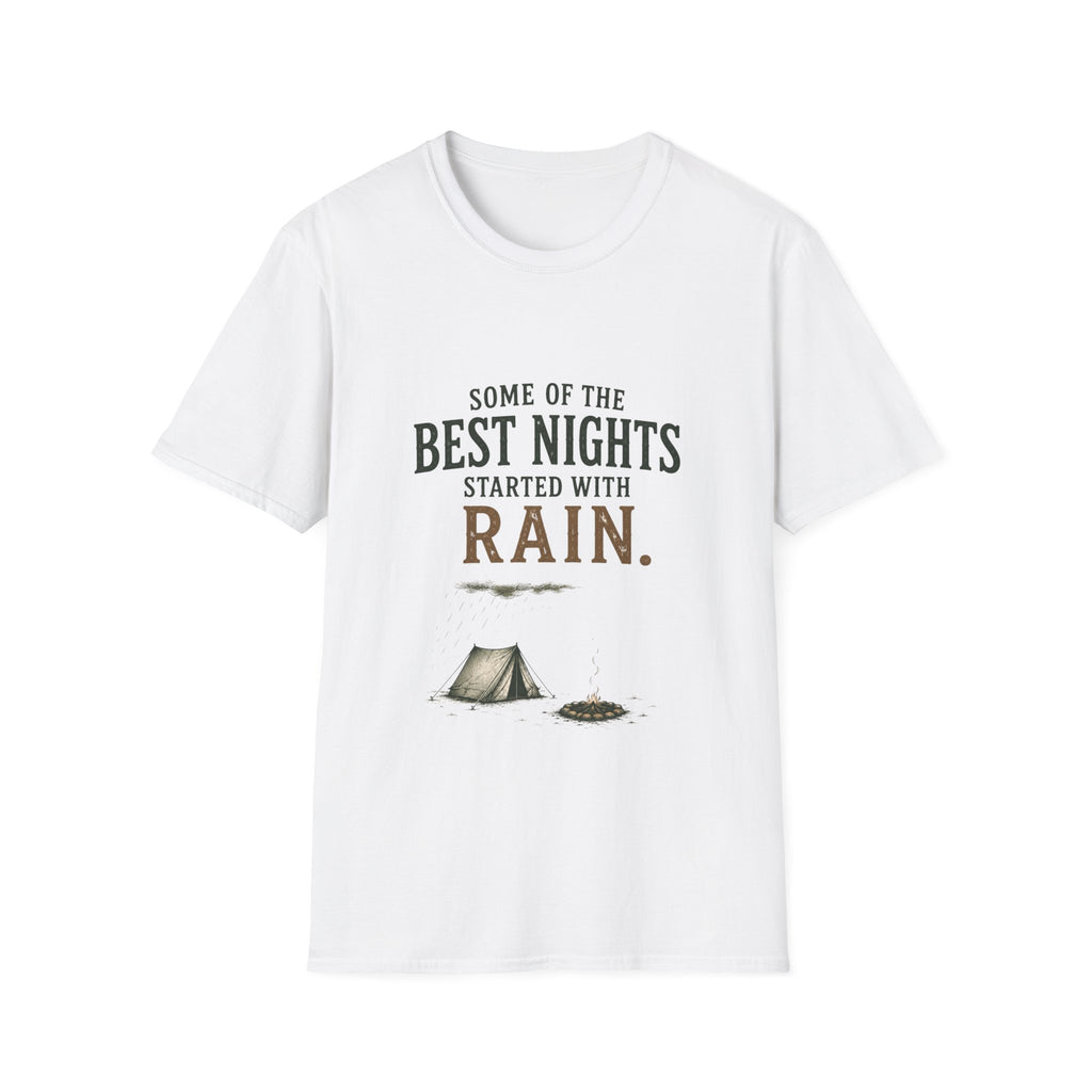 Some Of The Best Nights Started With Rain. T‑Shirt