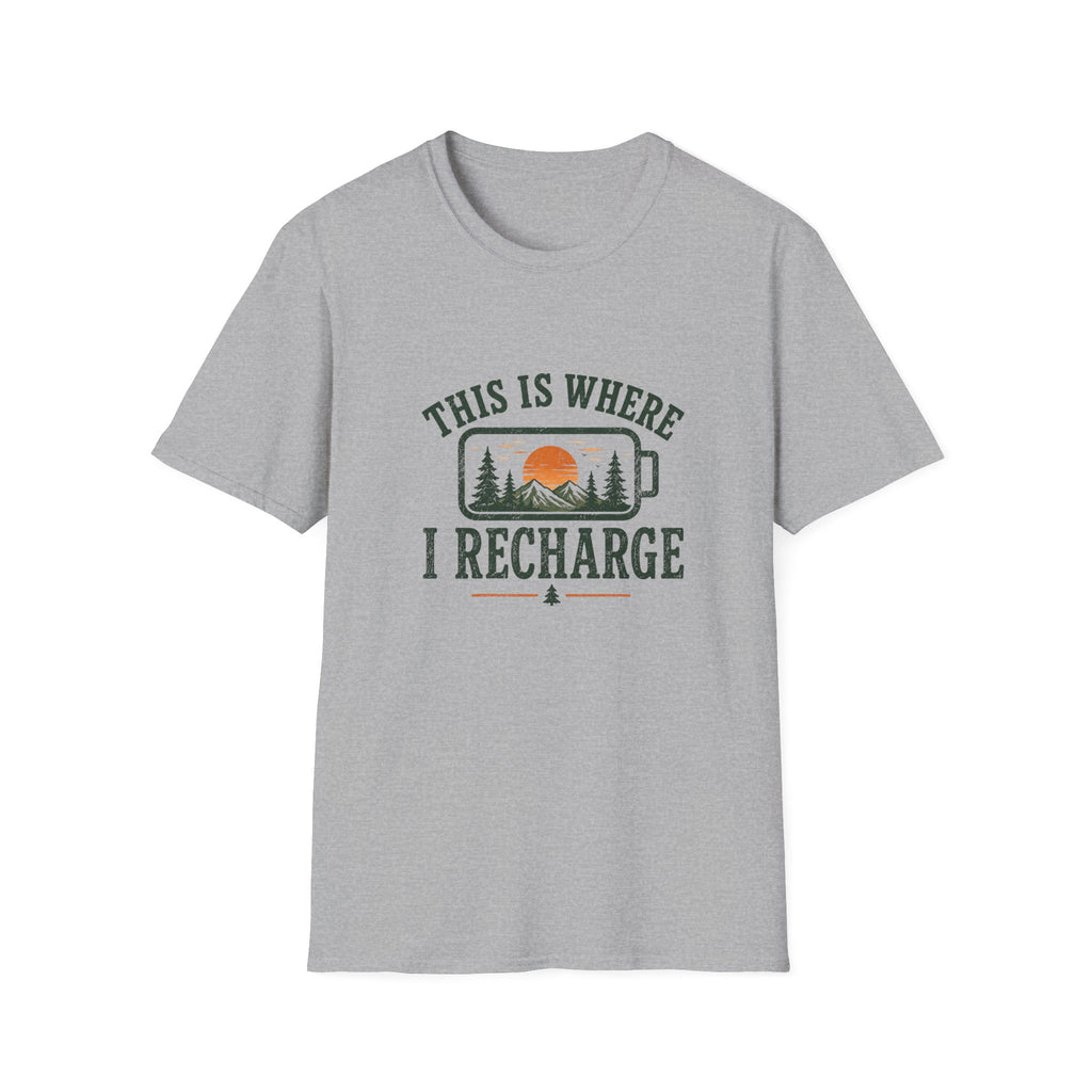 This Is Where I Recharge T‑Shirt