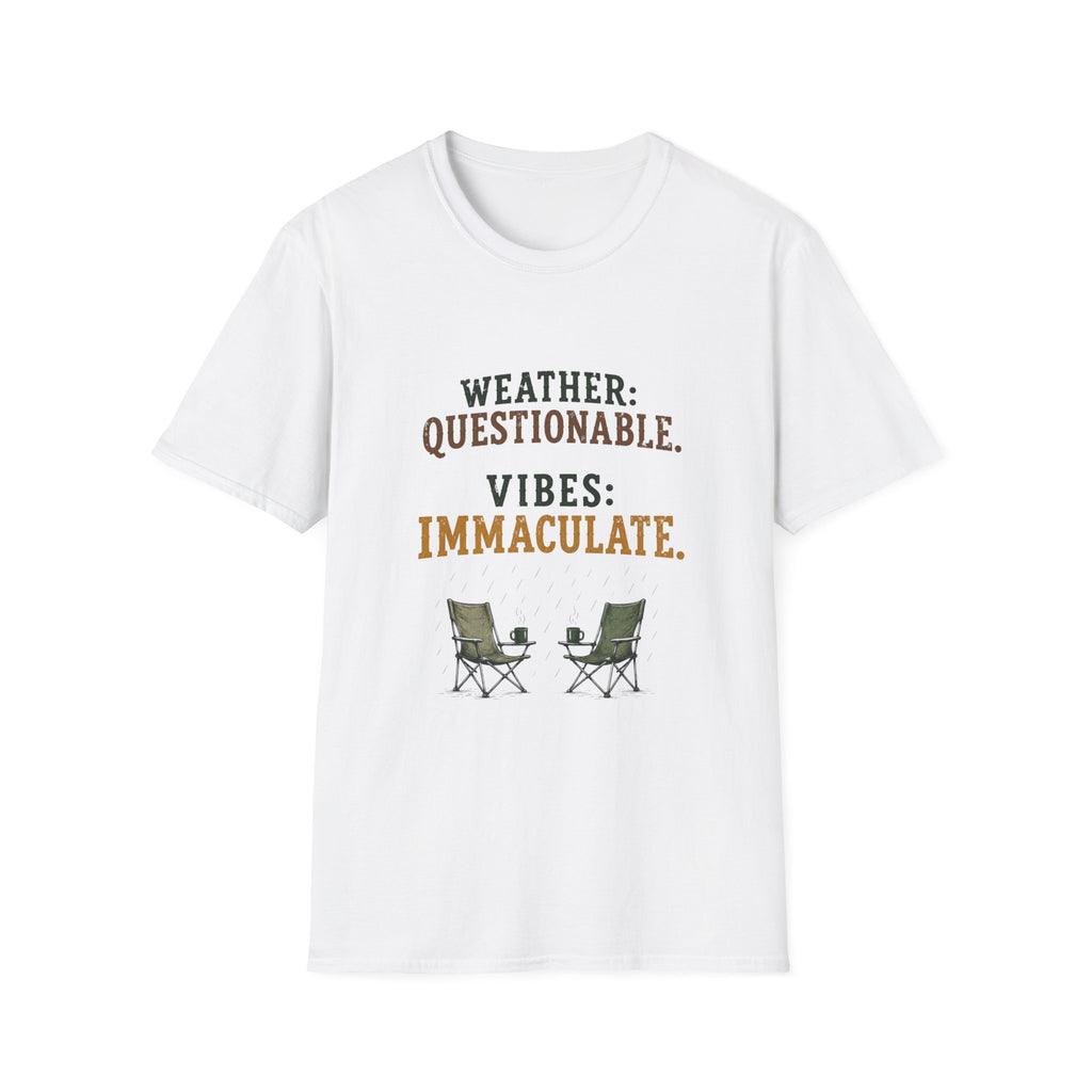 Weather: Questionable. Vibes: Immaculate. T‑Shirt