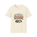 Our Family Runs On Snacks & Scenery. T-Shirt