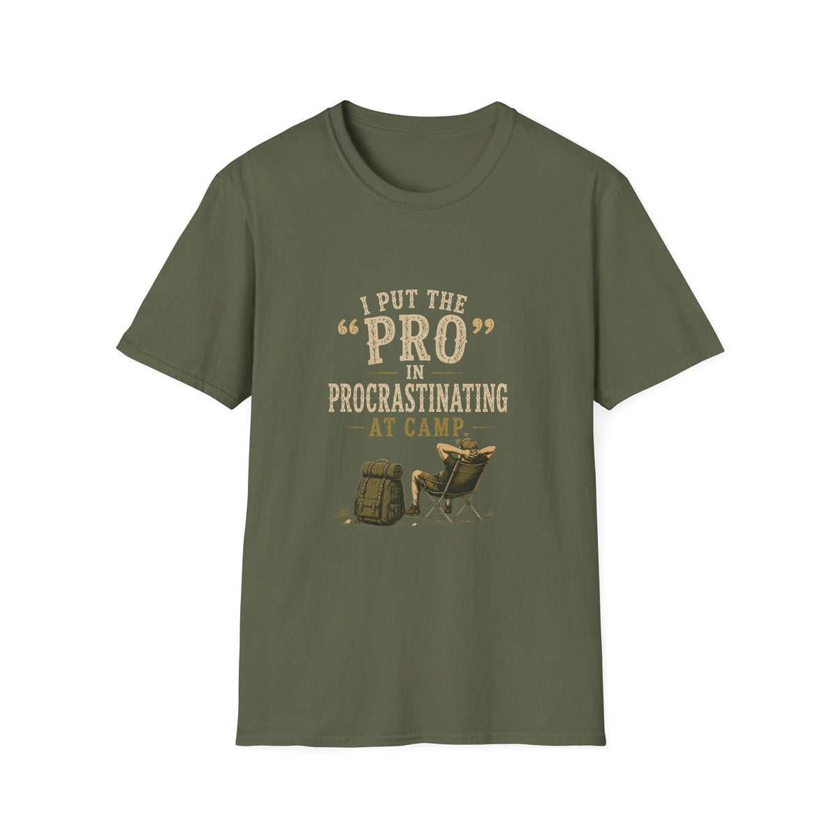 I Put the "PRO" in Procrastinating at Camp. T‑Shirt