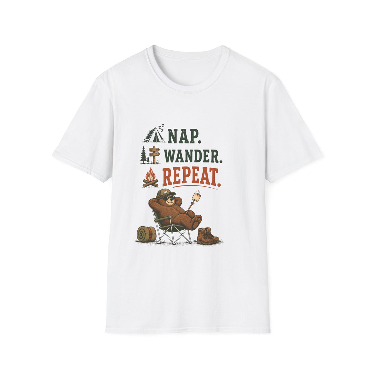Nap. Wander. Repeat. T-Shirt