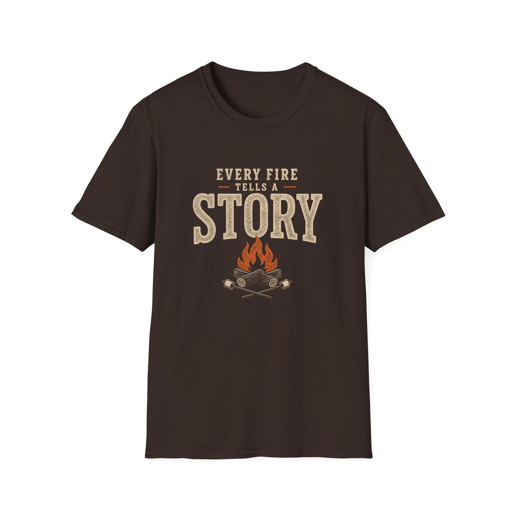 Every Fire Tells A Story. T‑Shirt