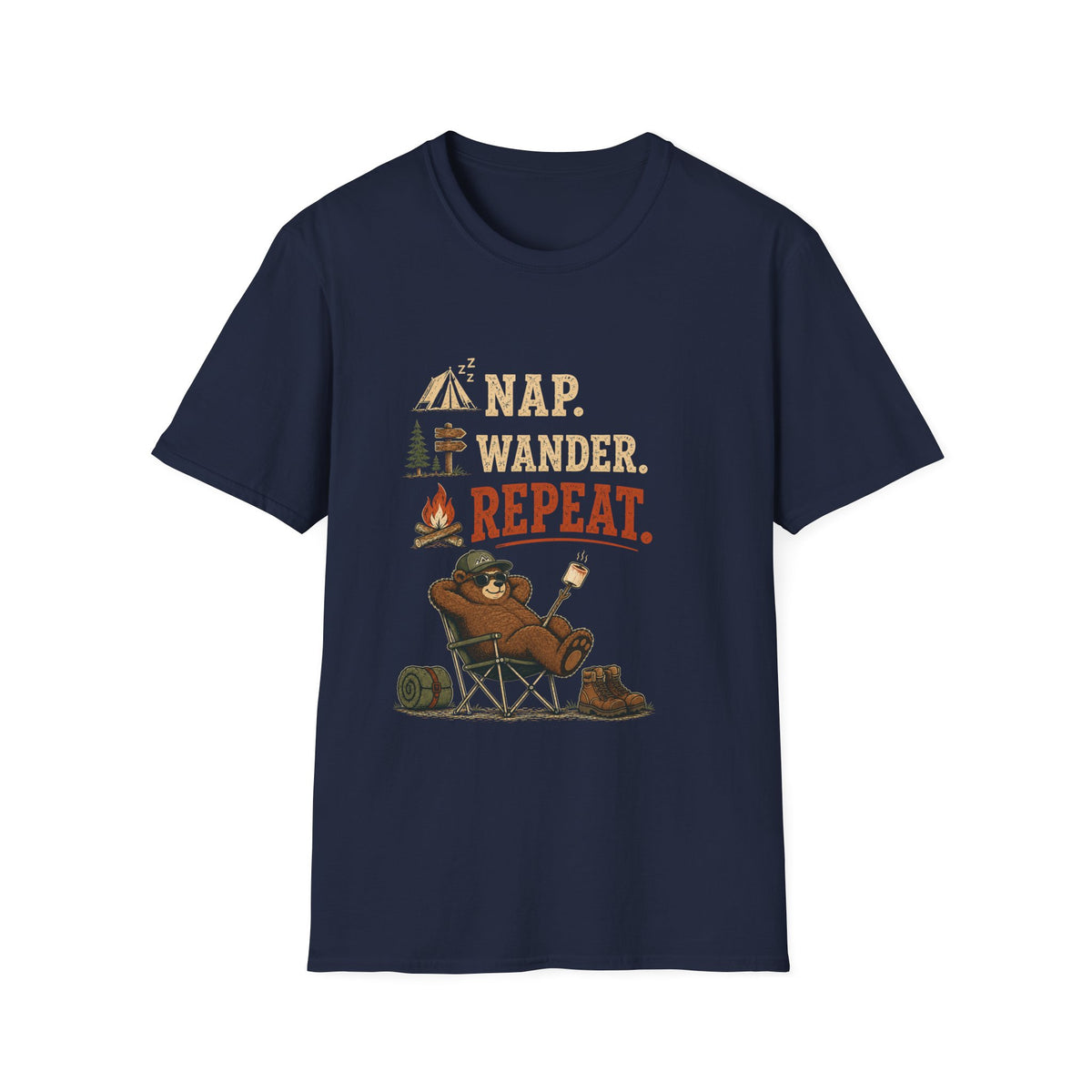 Nap. Wander. Repeat. T-Shirt