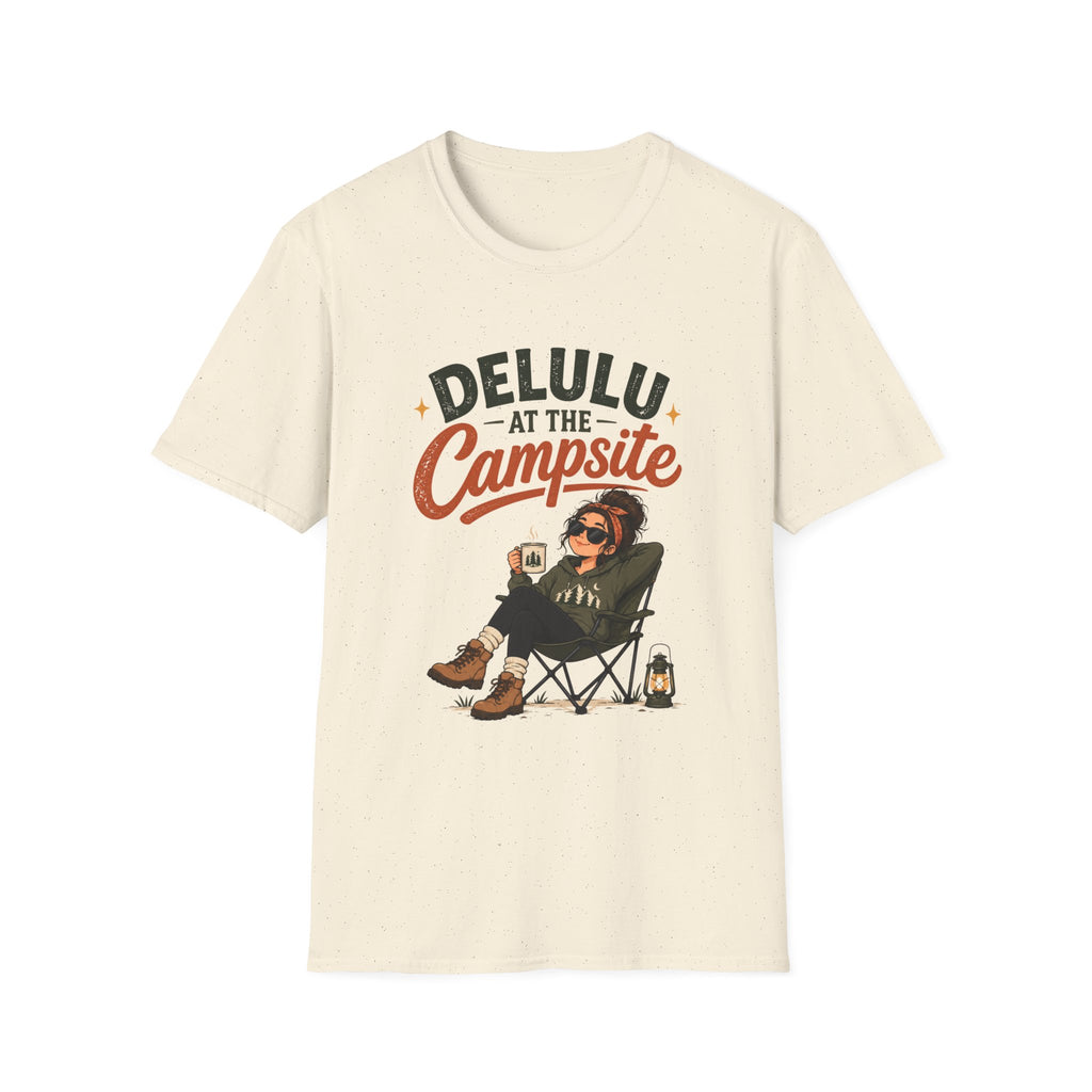 Delulu At The Campsite. T-shirt