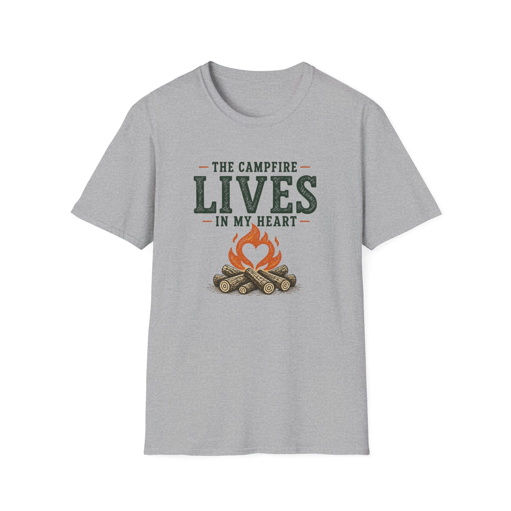 The Campfire Lives In My Heart T‑Shirt