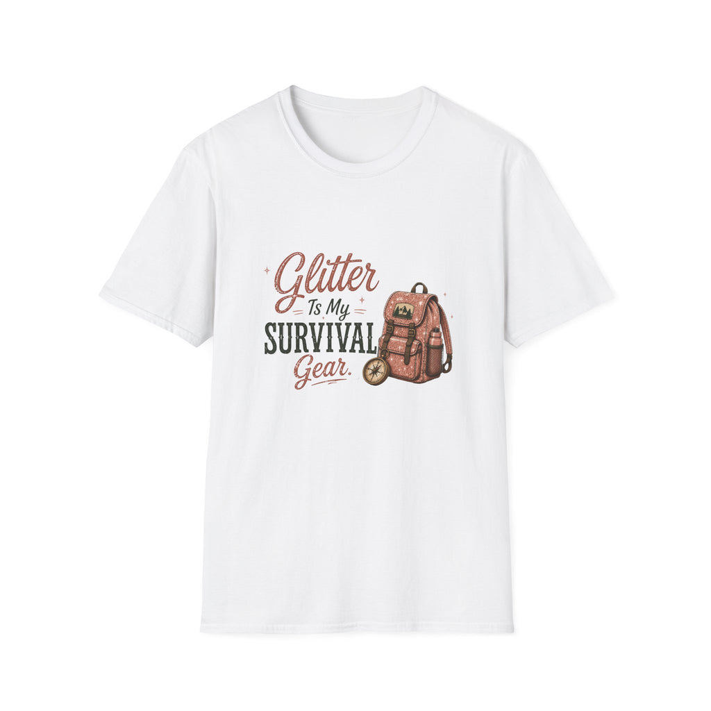 Glitter Is My Survival Gear. T‑Shirt