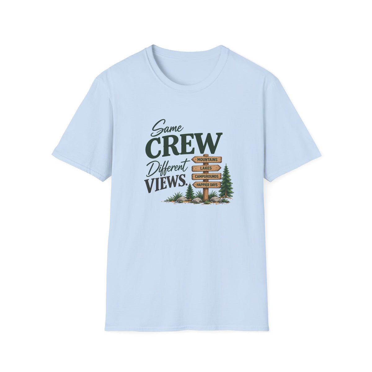 Same Crew. Different Views. T-Shirt