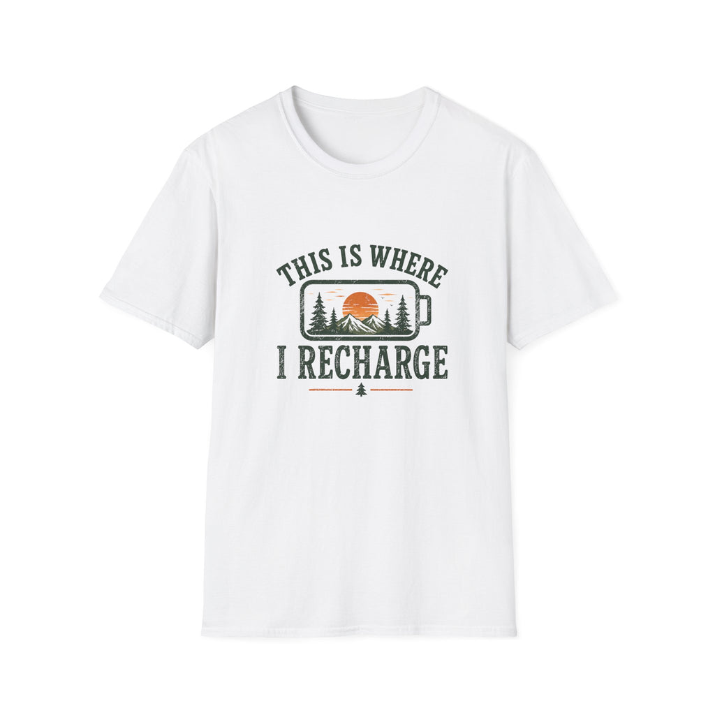 This Is Where I Recharge T‑Shirt