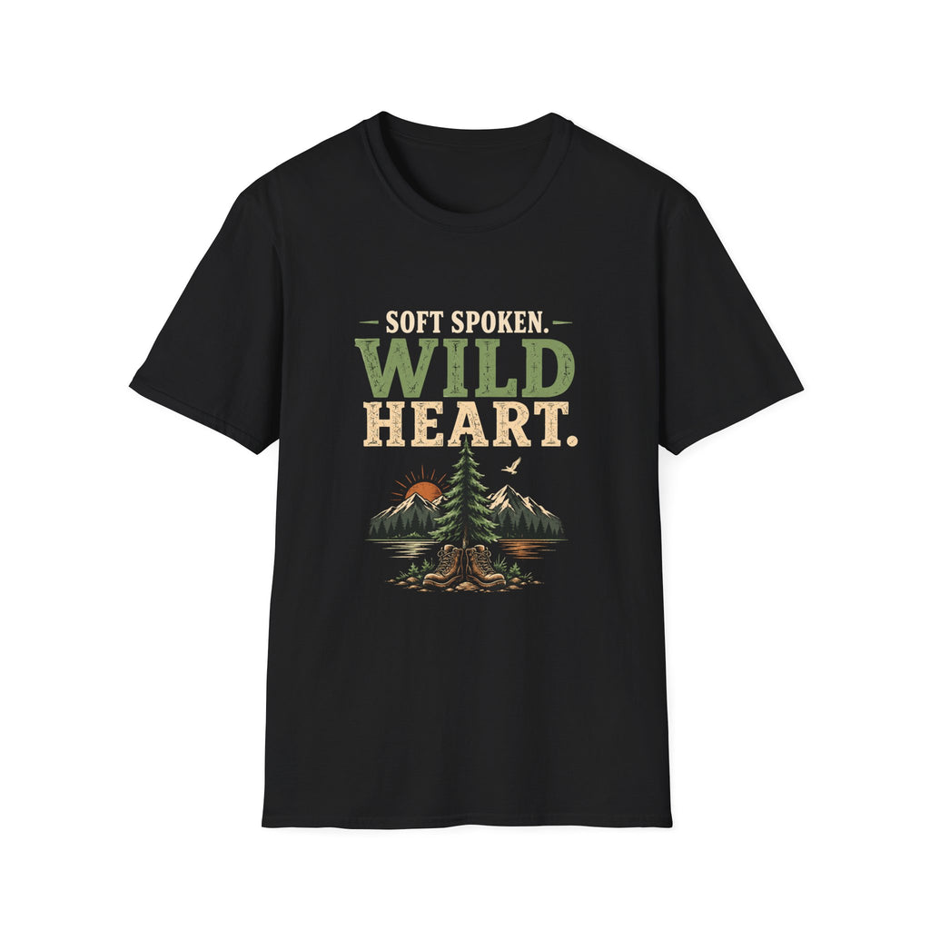 Soft Spoken. Wild Heart. T‑Shirt