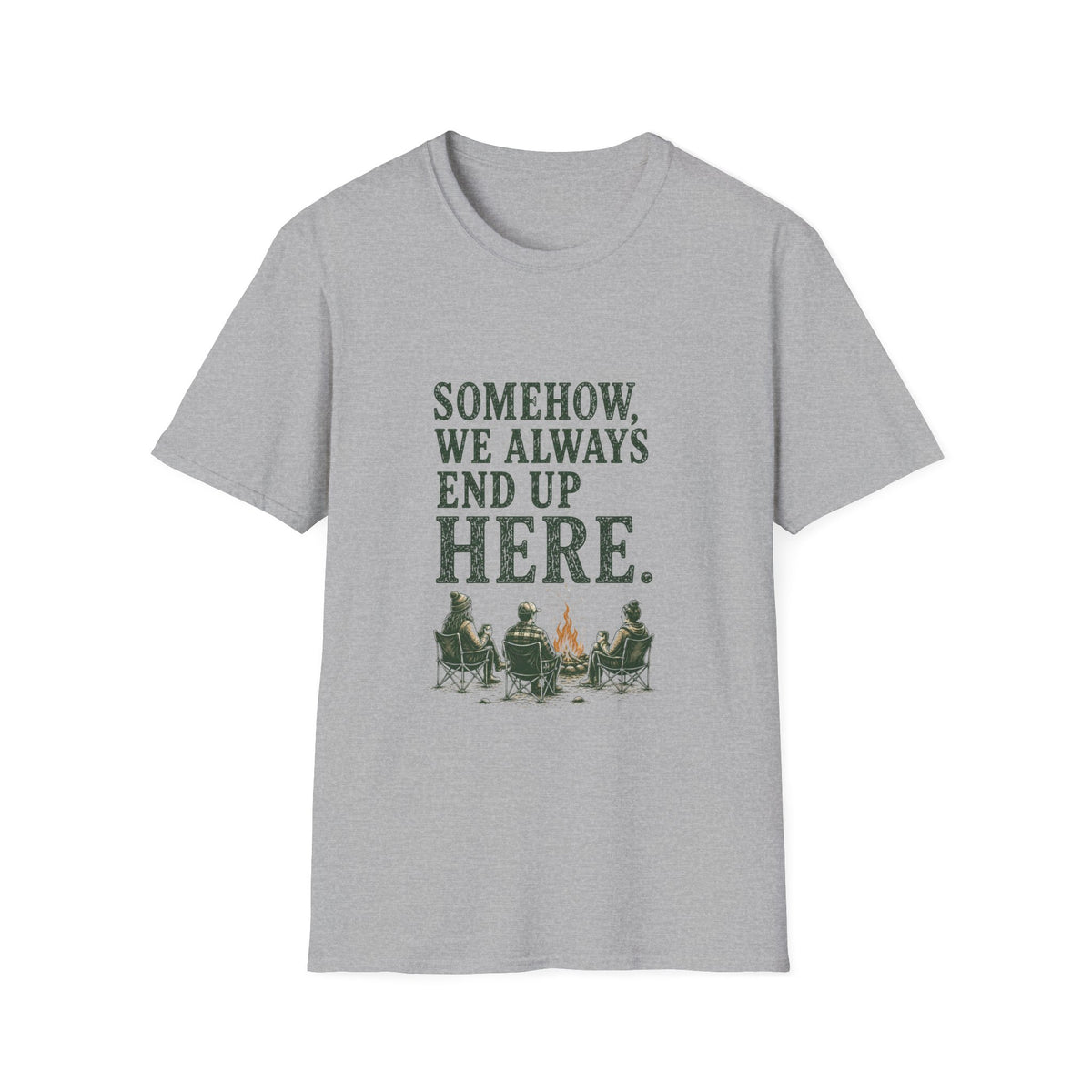 Somehow, We Always End Up Here. T‑Shirt