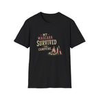 My Mascara Survived The Campfire. T‑Shirt