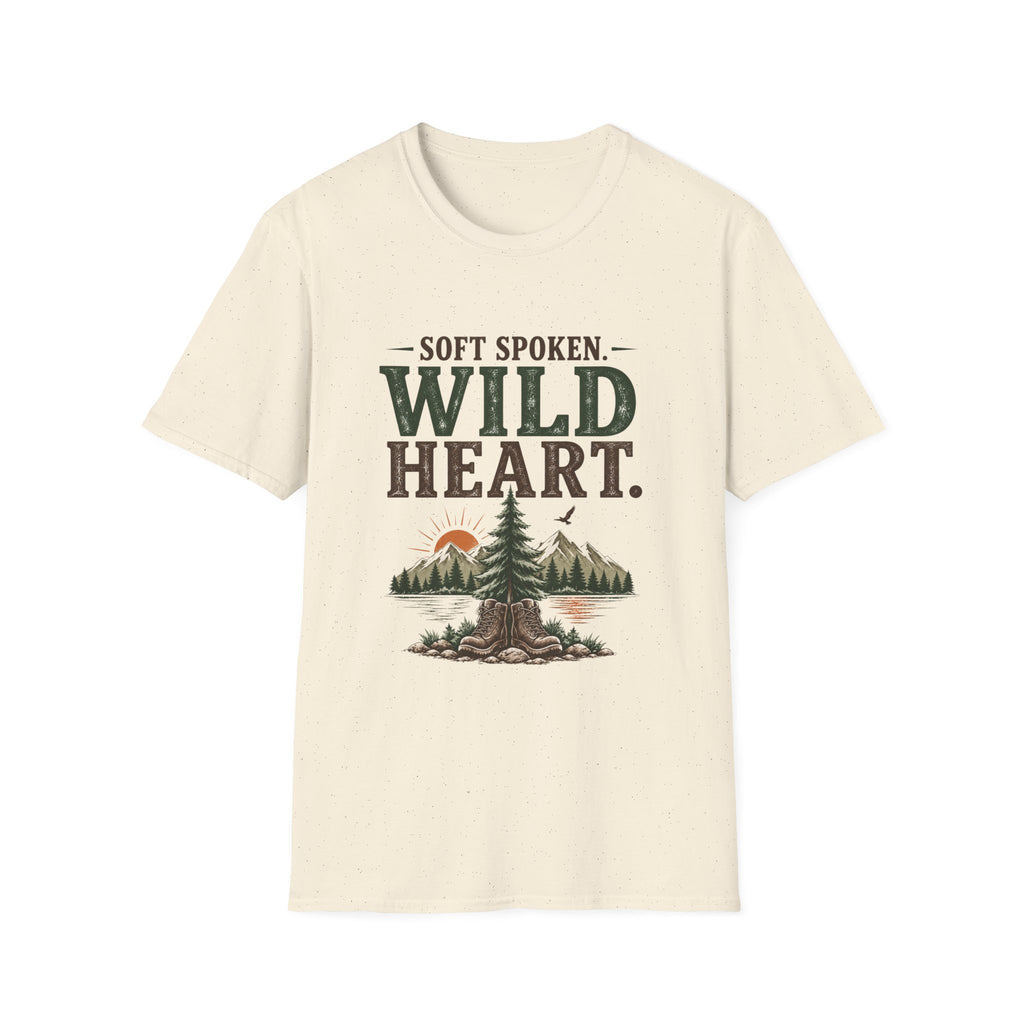 Soft Spoken. Wild Heart. T‑Shirt