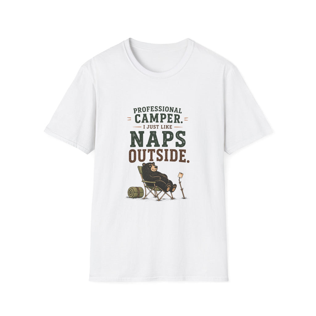 Professional Camper. I Just Like Naps Outside. T‑Shirt