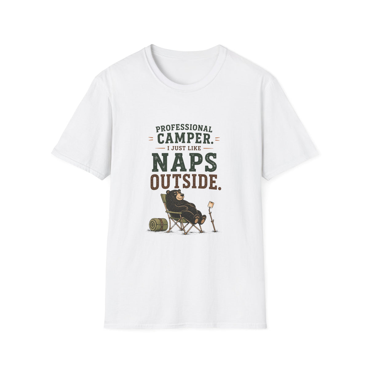 Professional Camper. I Just Like Naps Outside. T‑Shirt