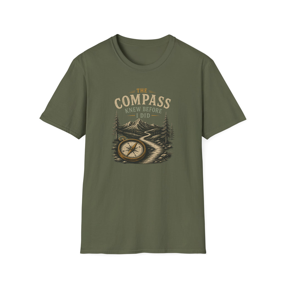 The Compass Knew Before I Did. T‑Shirt