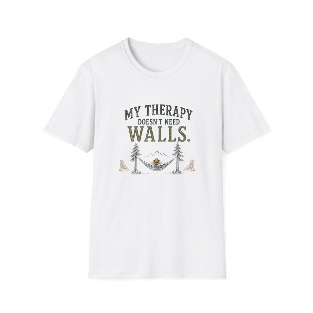 My Therapy Doesn't Need Walls. T‑Shirt