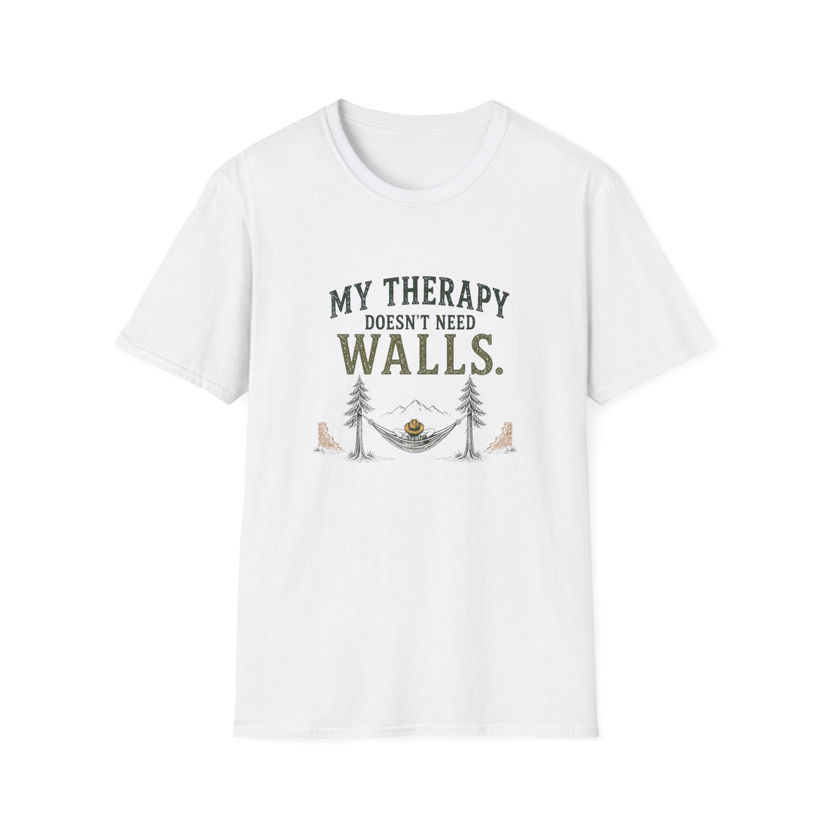 My Therapy Doesn't Need Walls. T‑Shirt