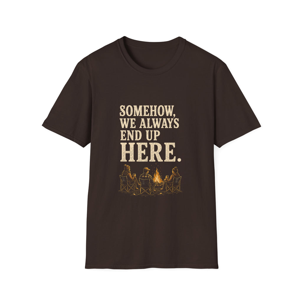 Somehow, We Always End Up Here. T‑Shirt