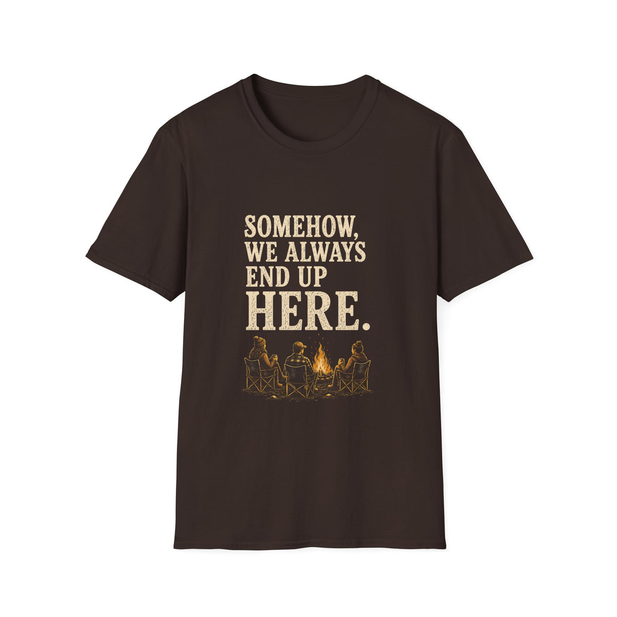Somehow, We Always End Up Here. T‑Shirt