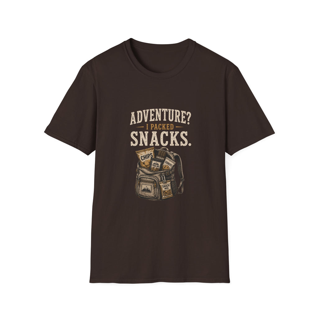 Adventure? I Packed Snacks. T‑Shirt