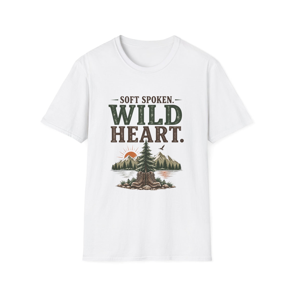 Soft Spoken. Wild Heart. T‑Shirt