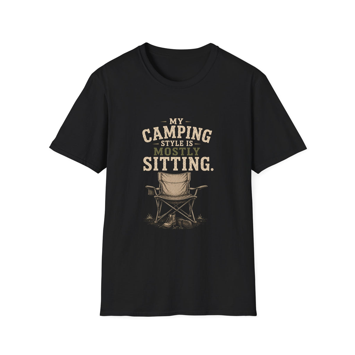 My Camping Style Is Mostly Sitting. T‑Shirt