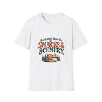 Our Family Runs On Snacks & Scenery. T-Shirt