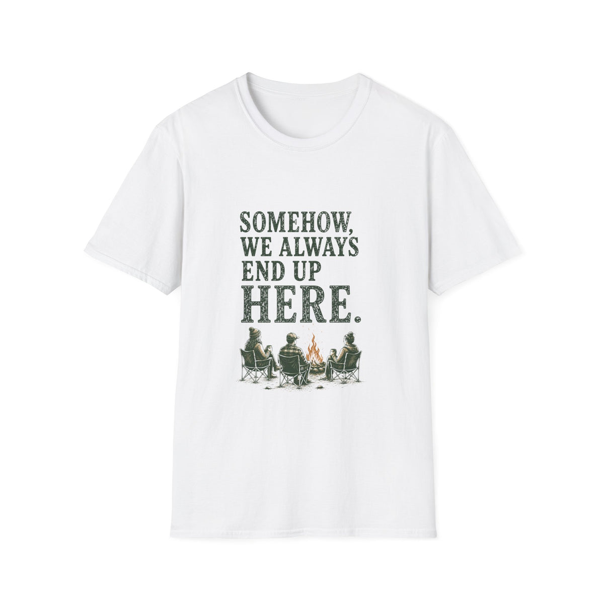 Somehow, We Always End Up Here. T‑Shirt