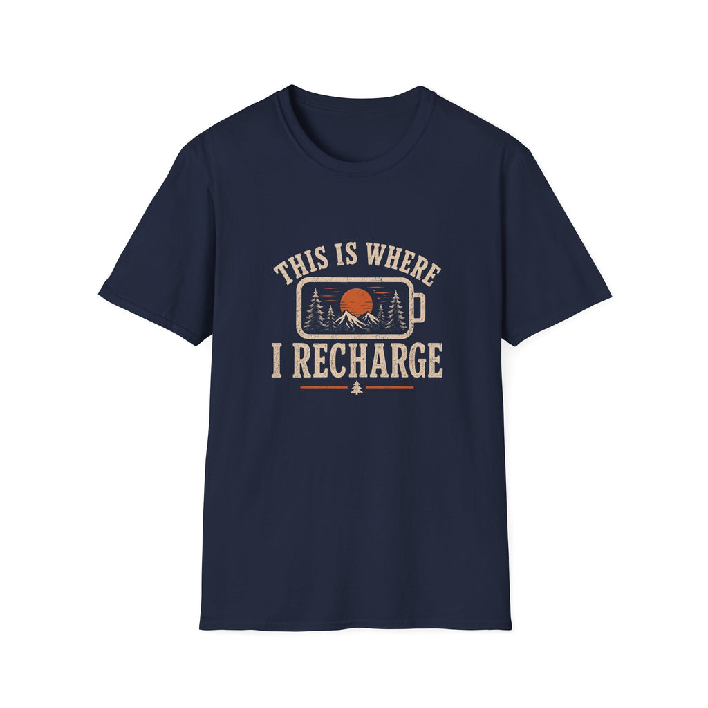 This Is Where I Recharge T‑Shirt