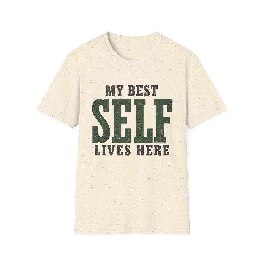 My Best Self Lives Here. T-Shirt