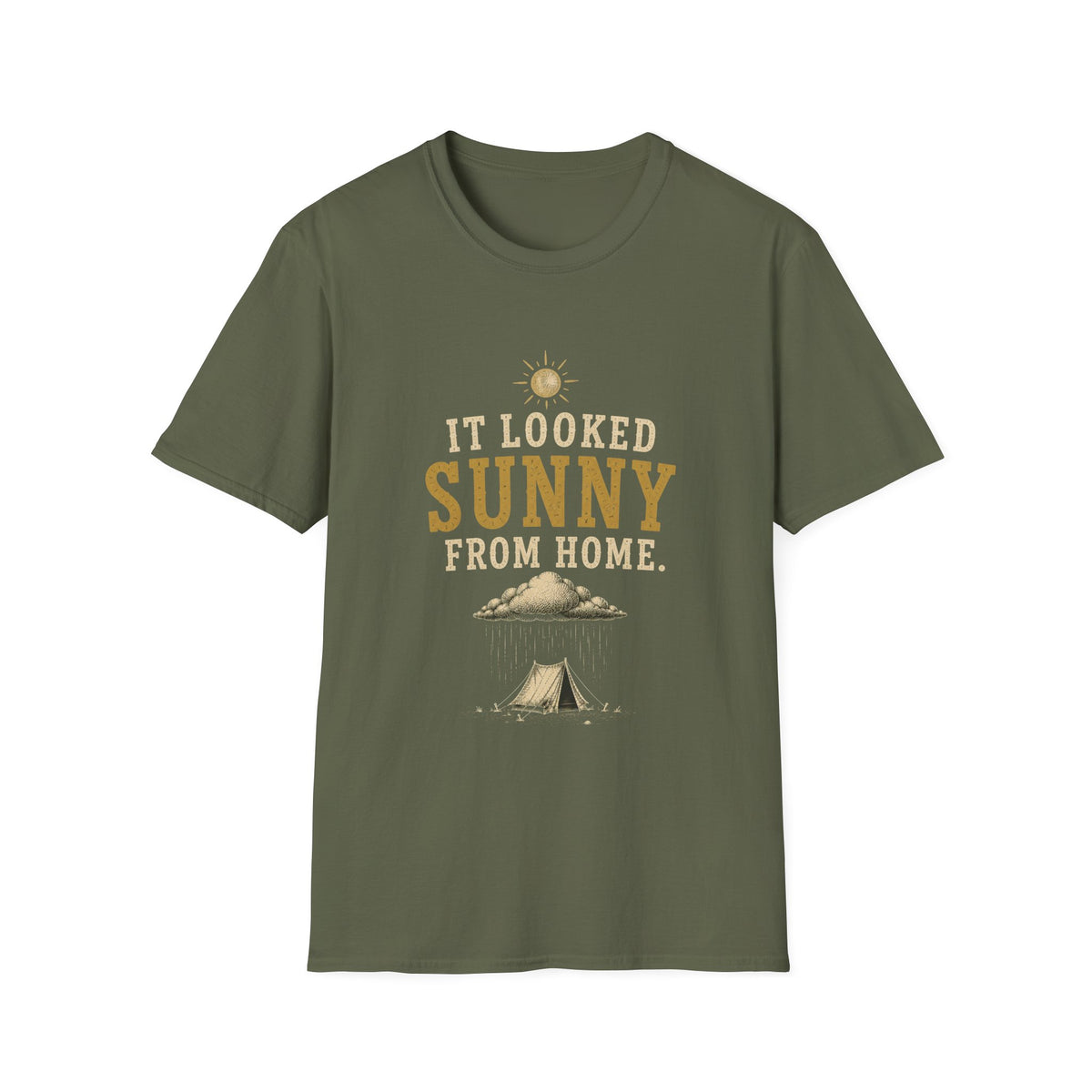 It Looked Sunny From Home. T‑Shirt