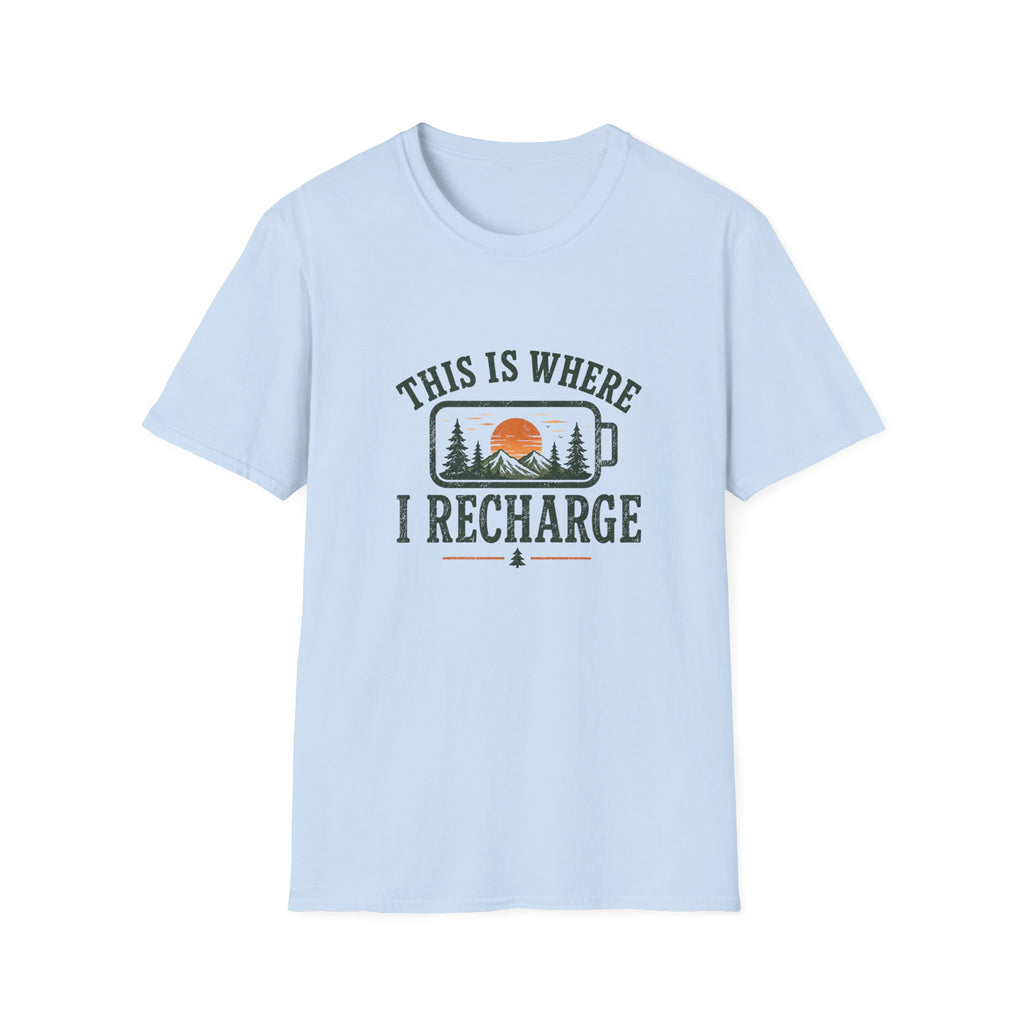 This Is Where I Recharge T‑Shirt