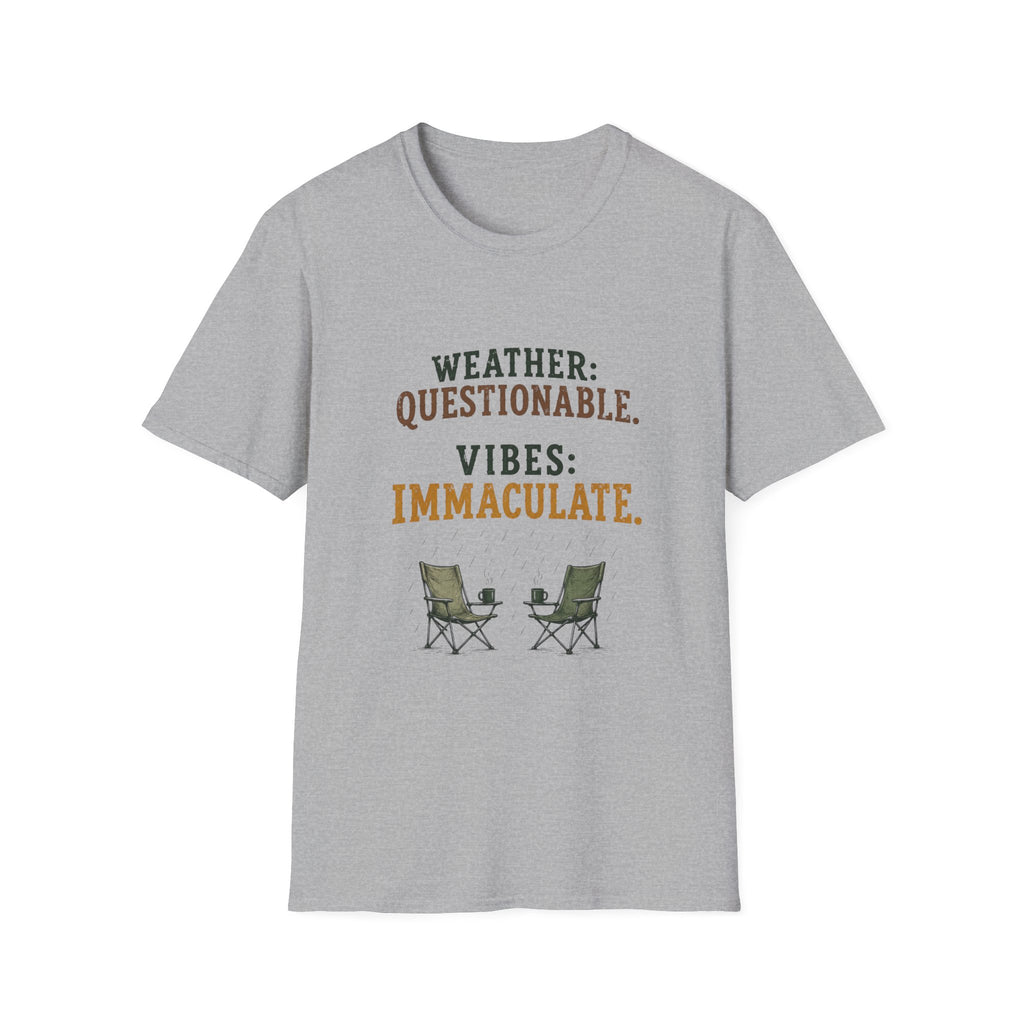 Weather: Questionable. Vibes: Immaculate. T‑Shirt