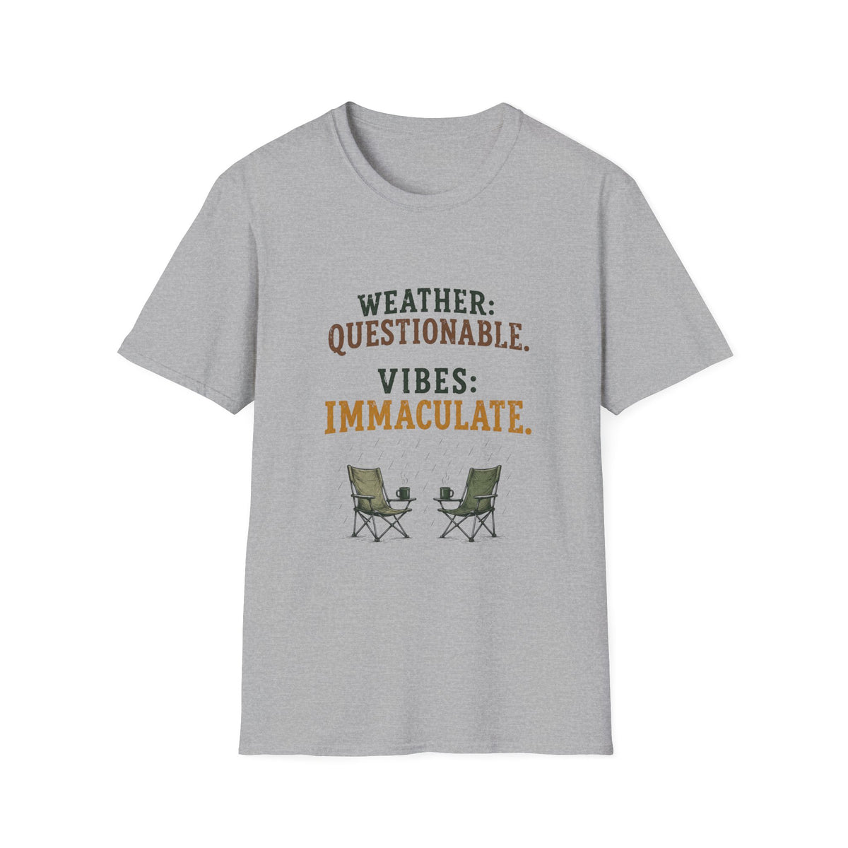 Weather: Questionable. Vibes: Immaculate. T‑Shirt