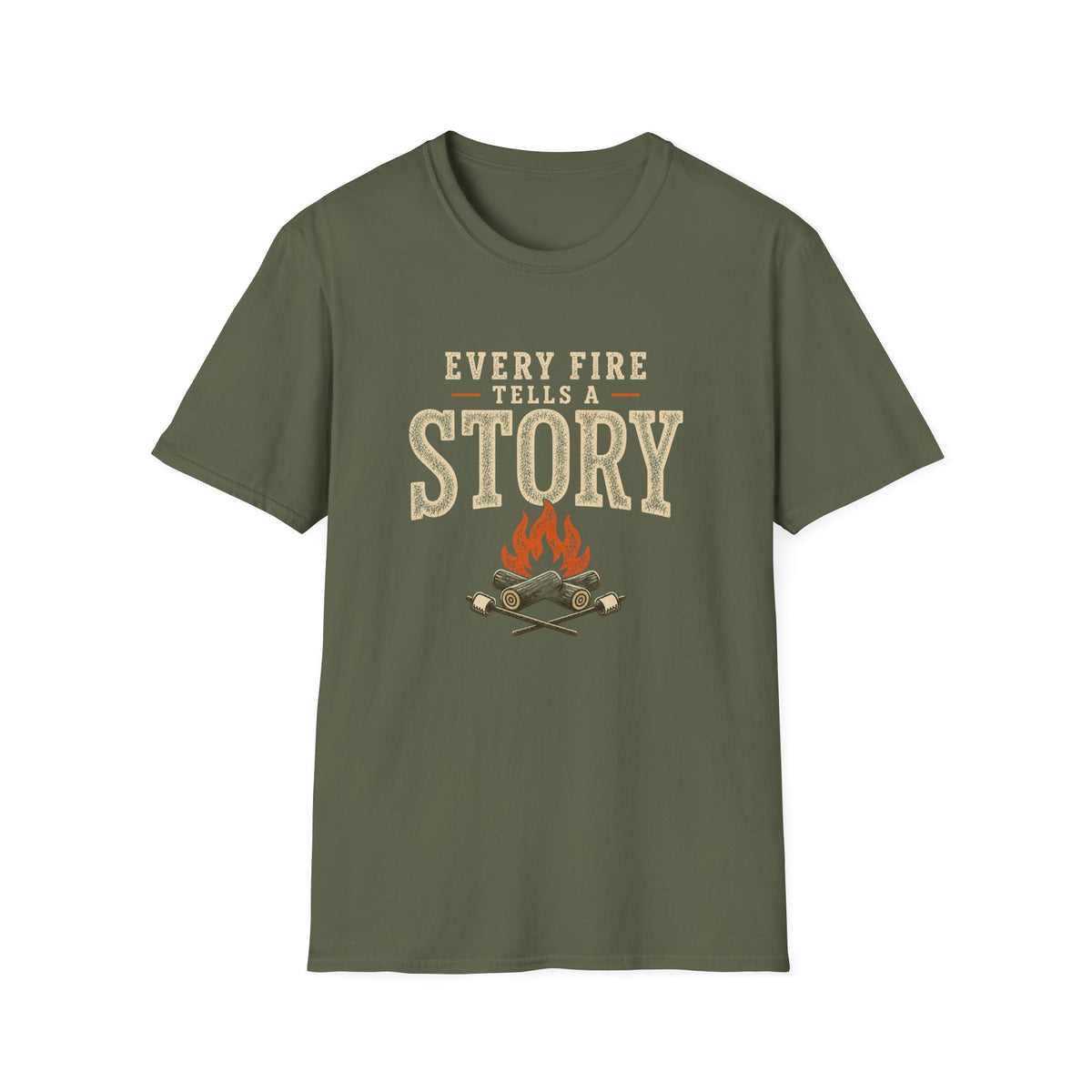 Every Fire Tells A Story. T‑Shirt