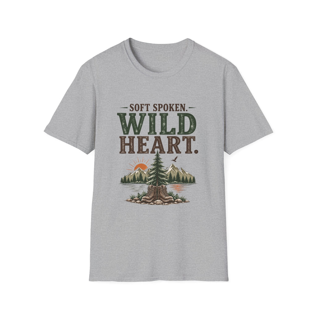 Soft Spoken. Wild Heart. T‑Shirt