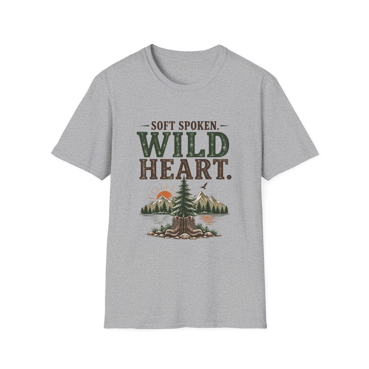 Soft Spoken. Wild Heart. T‑Shirt