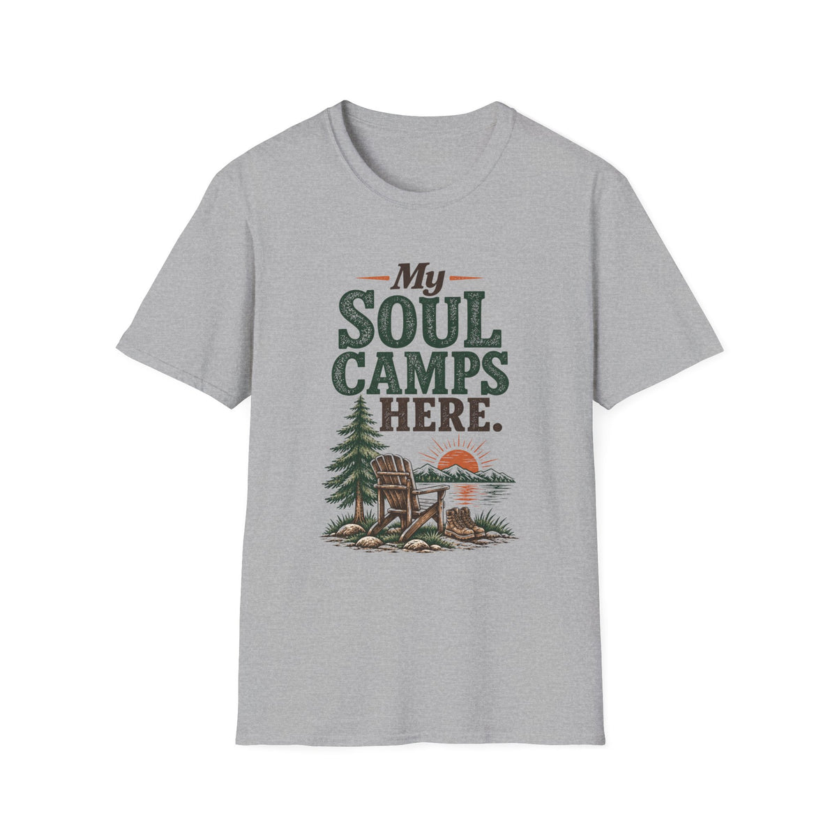 My Soul Camps Here. T-Shirt