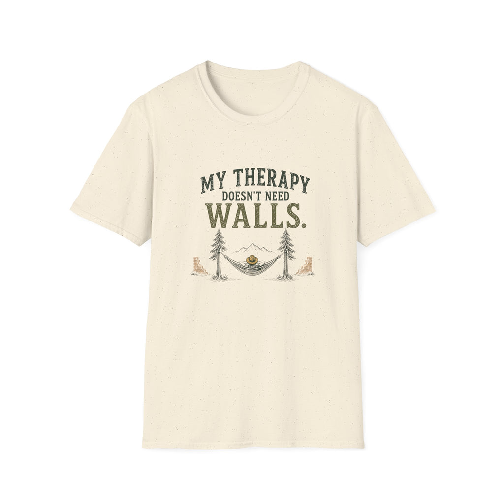 My Therapy Doesn't Need Walls. T‑Shirt