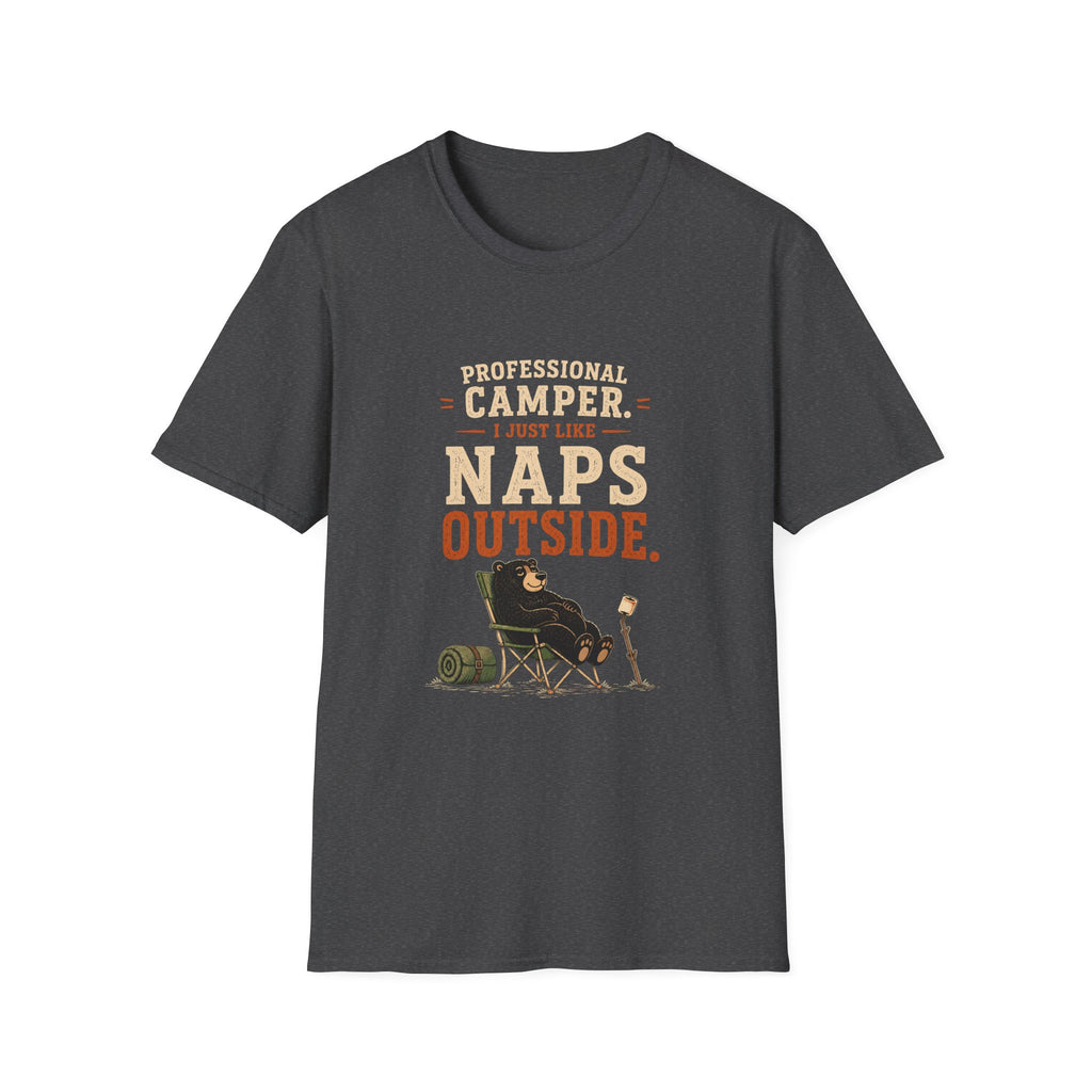 Professional Camper. I Just Like Naps Outside. T‑Shirt