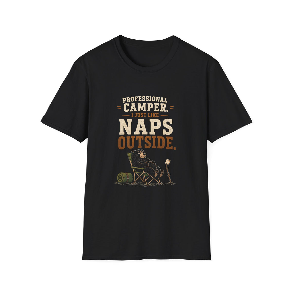 Professional Camper. I Just Like Naps Outside. T‑Shirt
