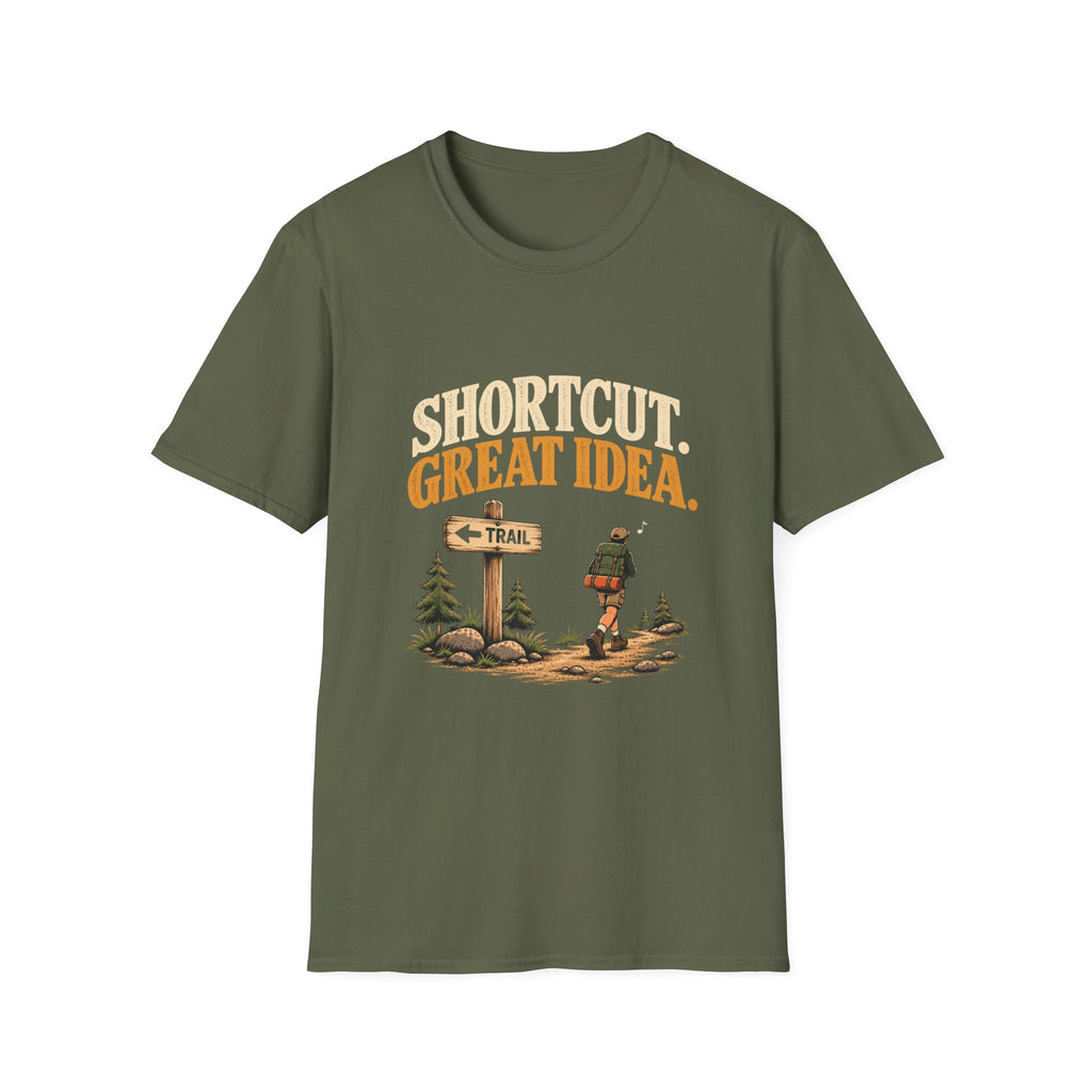 Shortcut. Great Idea. T-shirt