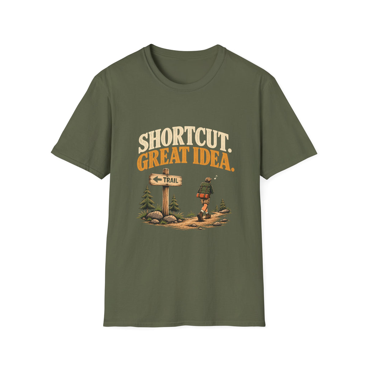 Shortcut. Great Idea. T-shirt