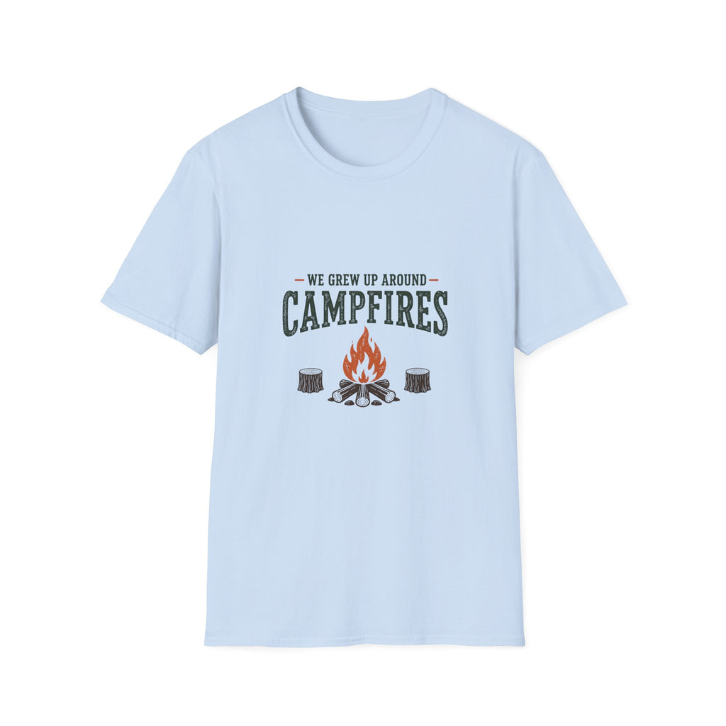 We Grew Up Around Campfires T-Shirt