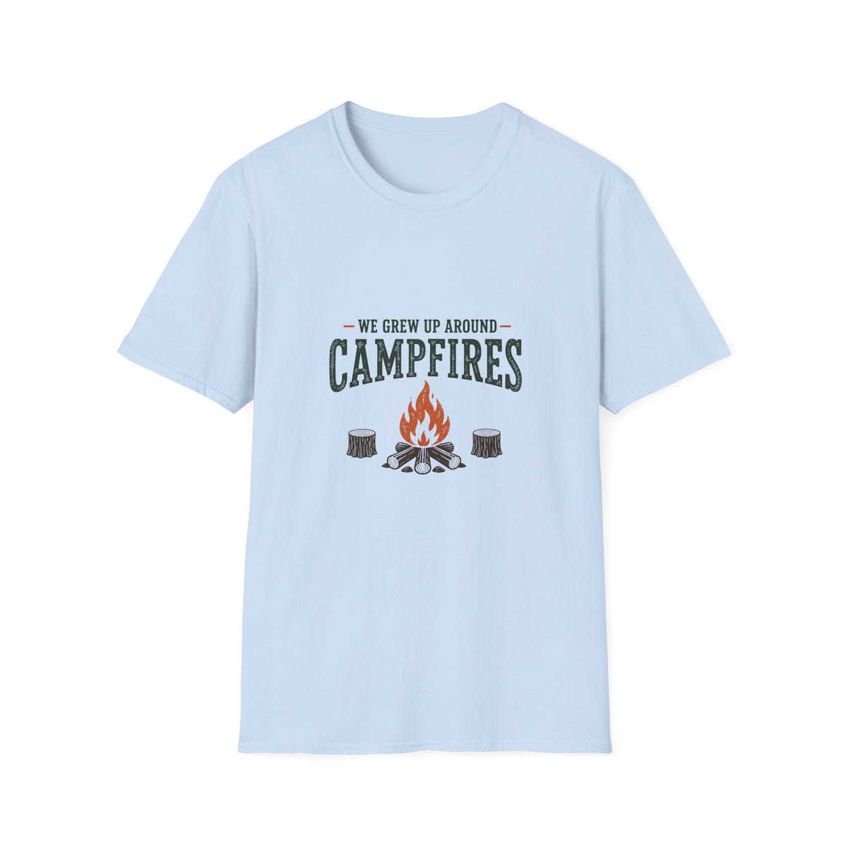 We Grew Up Around Campfires T-Shirt